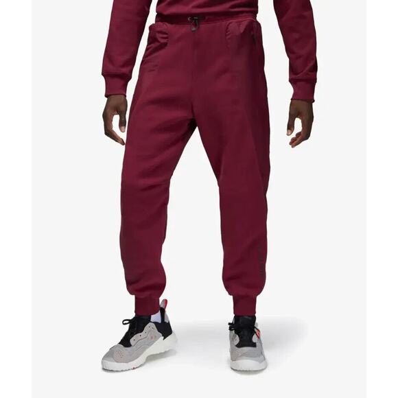 Air Jordan 23 Engineered Fleece Flight Pants Joggers Mens Size XL Red DV1599 680